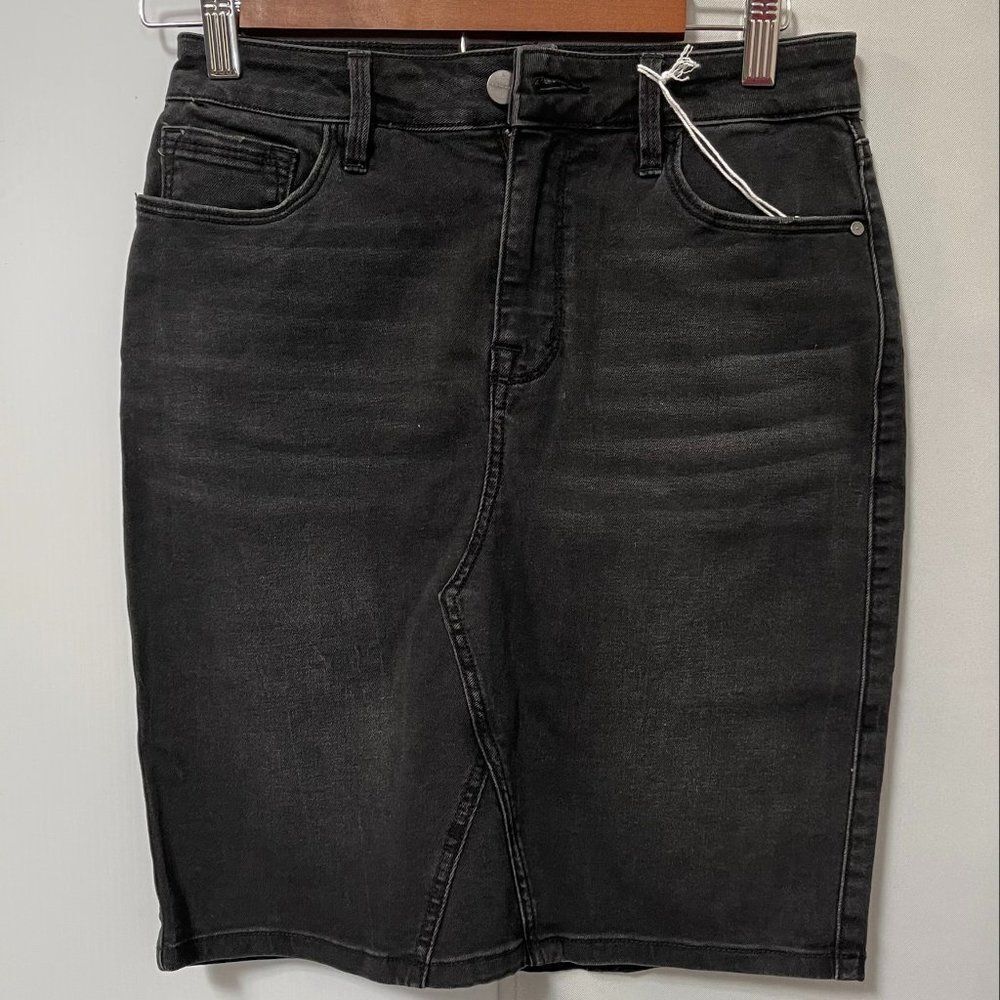 Sanctuary Black Jean Skirt